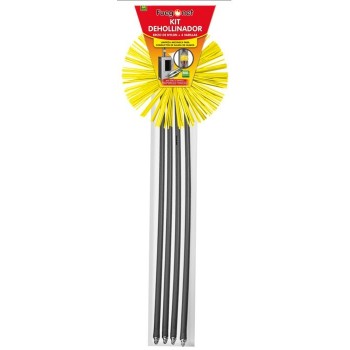 KIT DESHOLLINADOR MASSO VARILLAS + ERIZO NYLON 200 MM