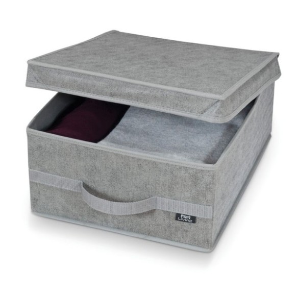 CAJA GUARDA ROPA STONE M 35X45X18
