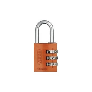 CANDADO ABUS 145 COMBINACION 30 MM ALUMINIO NARANJA BLISTER