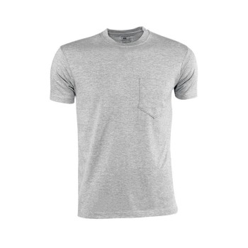 CAMISETA M. CORTA JUBA 633 BOLSILLO IZQ. GRIS T-L