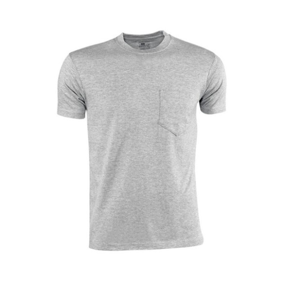 CAMISETA M. CORTA JUBA 633 BOLSILLO IZQ. GRIS T-XL
