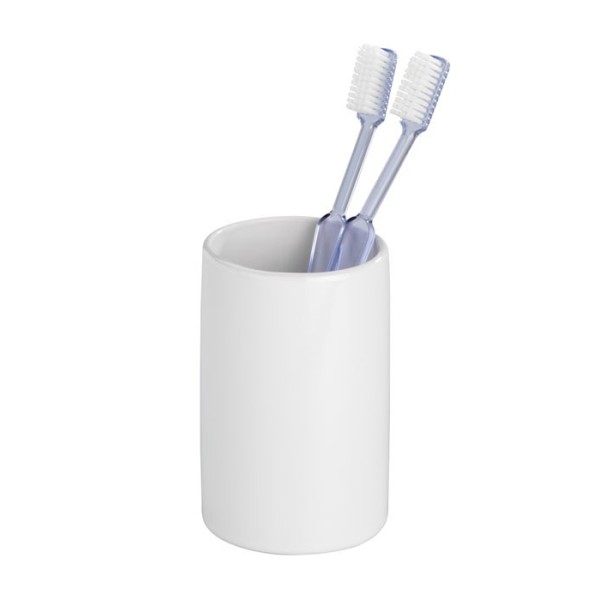 VASO DE DIENTES DE CERÁMICA POLARIS WHITE