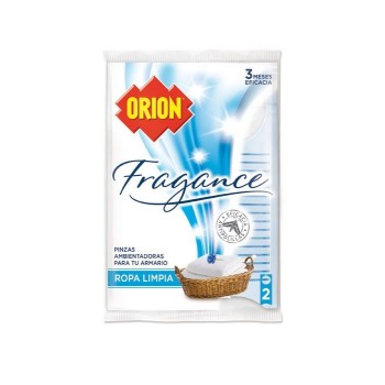 COLGADOR FRAGANCIA ANTIPOLILLAS ROPA LIMPIA 2 UNDS