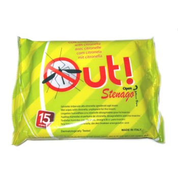 TOALLITAS ANTIMOSQUITOS 15 UNIDADES