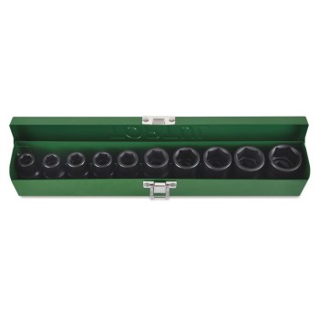 "JUEGO VASOS IMPACTO TOPTUL 1/2""  10 A 24MM 10 PIEZAS"