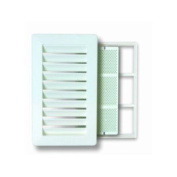 REJILLA CONJUNTO SHUNT MOSQUITERA CON MARCO 24X14 CM. BRINOX