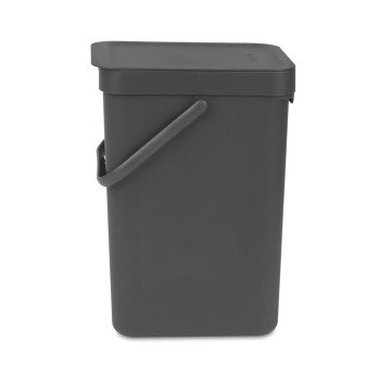 CUBO SORT&GO NEGRO 12L BRABANTIA