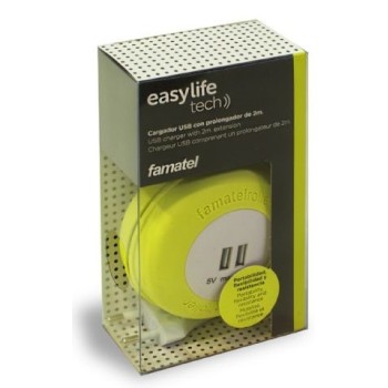 PROLONGADOR ROLLER 2 TOMAS USB 2M FAMATEL