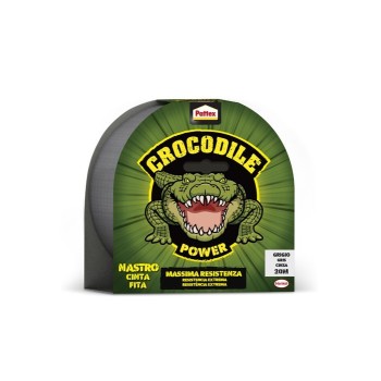 CINTA AMERICANA PATTEX CROCODRILE 50 X 20M NEGRA