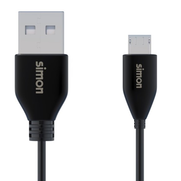 CABLE MICROUSB- USB 2.0 1M SIMON