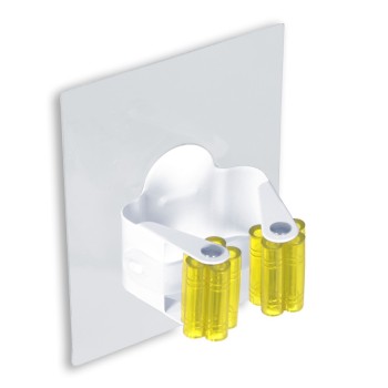 CUELGA ESCOBAS REMOVIBLE AMARILLO