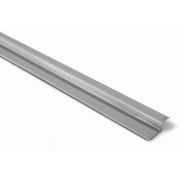 TAPAJUNTAS GRES ADHESIVO 44MMX82CM INOX