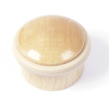 TOPE PUERTA ADHESIVO CILINDRICO MADERA HAYA