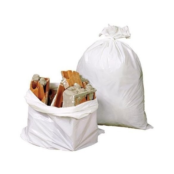 SACO DE POLIETILENO GALGA 300 55X75 BLANCO 10 UDS