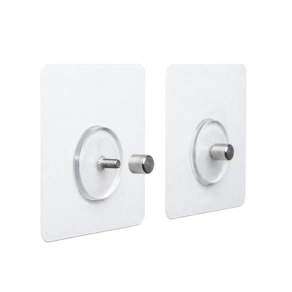 SOPORTES QUICKFIX KIT PARA COLGAR SIN TALADRAR TRANSLUCIDO