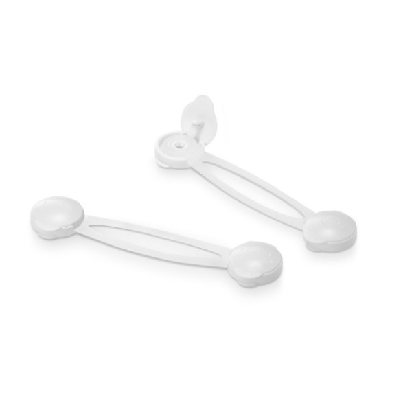 CIERRE SEGURIDAD MULTIUSO FLEXIBLE LARGO BLANCO