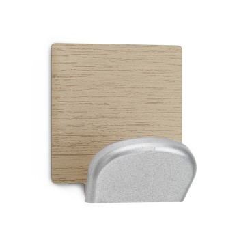 COLGADOR ADHESIVO ACERO INOX ARCE 2 UDS