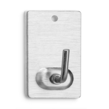 COLGADOR ADHESIVO ACERO 2 UDS