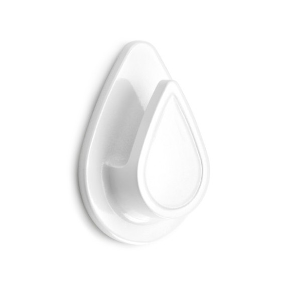 COLGADOR ADHESIVO GOTA BLANCO