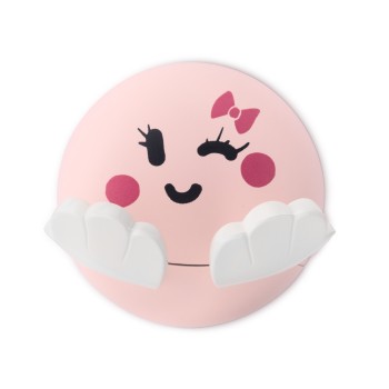 COLGADOR ADHESIVO INFANTIL ROSA