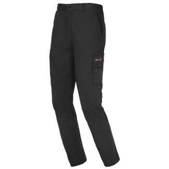 PANTALON  ALGODON ISSA 8038 EASYSTRETCH  NEGRO  T-M