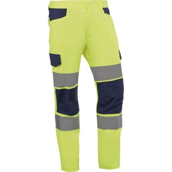 PANTALÓN MAKATI MULTIBOLSILLOS BICOLOR DE ALTA VISIBILIDAD. - T.XL