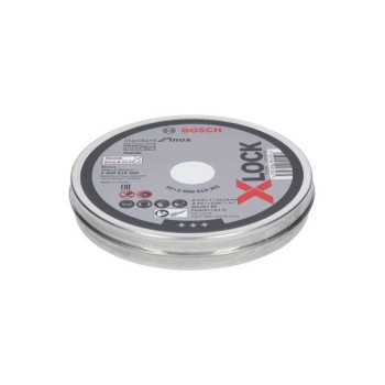 DISCO CORTE BOSCH X-LOCK WA 60 T BF INOX 125X1 MM 10U
