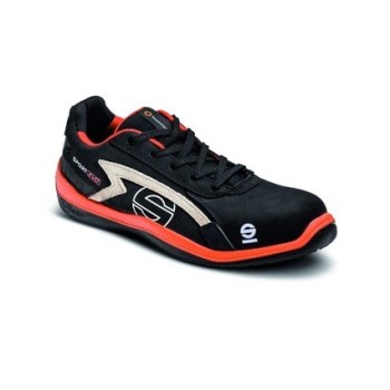 DEPORTIVA SPARCO SPORT EVO S3 NOBUCK ROJO/NEGRO T-48