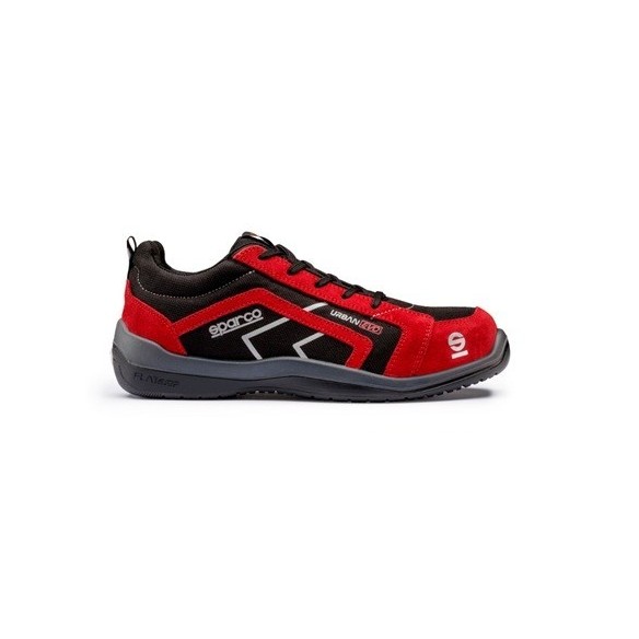 DEPORTIVA SPARCO URBAN EVO S3 NOBUCK NEGRO/ROJO T-41