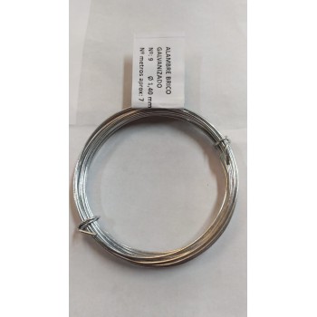 ALAMBRE GALVANIZADO ROLLO 50GR N.9