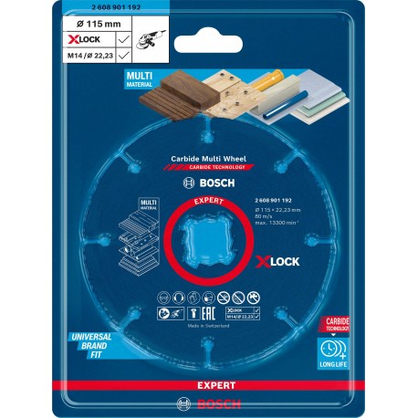 DISCO CORTE X-LOCK EXPERT CARDBIDE METAL WHEEL 115MM