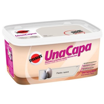 PINTURA PLASTICA INTERIOR UNA CAPA 4L PIEDRA SUAVE