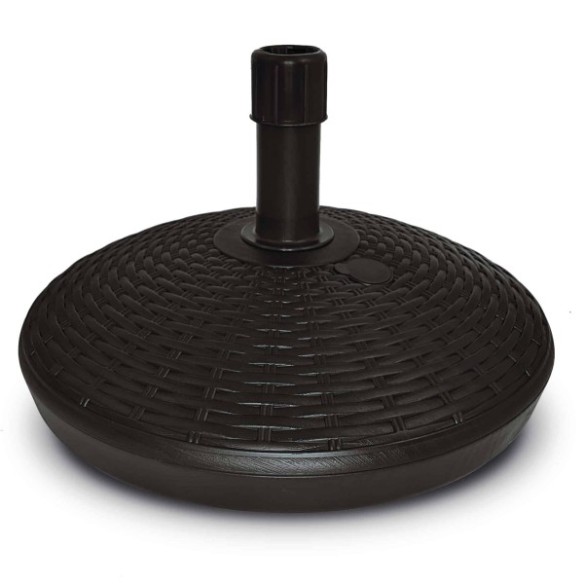 BASE PARASOL RATTAN IDEA Ø45 CM TUBO 19/33MM MOKA 20L