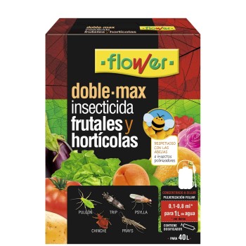 INSECTICIDA CONCENTRADO DOBLE-MAX FRUTALES Y HORTICOLAS 8ML FLOWER