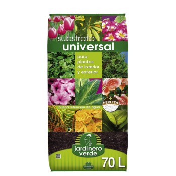 SUBSTRATO UNIVERSAL JARDINERO VERDE 70L