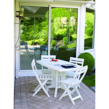 MESA VEGA 118x77x72 BLANCA