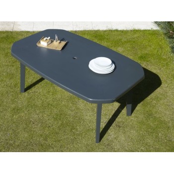 MESA MIAMI 165x100x72 ANTRACITA