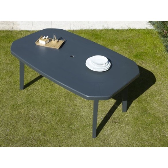 MESA MIAMI 165x100x72 ANTRACITA