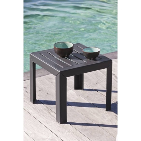 MESA BAJA MIAMI 40x40x35 ANTRACITA