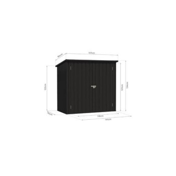 COBERTIZO EXTERIOR ACERO ARYA 1700L 147x86x122 2