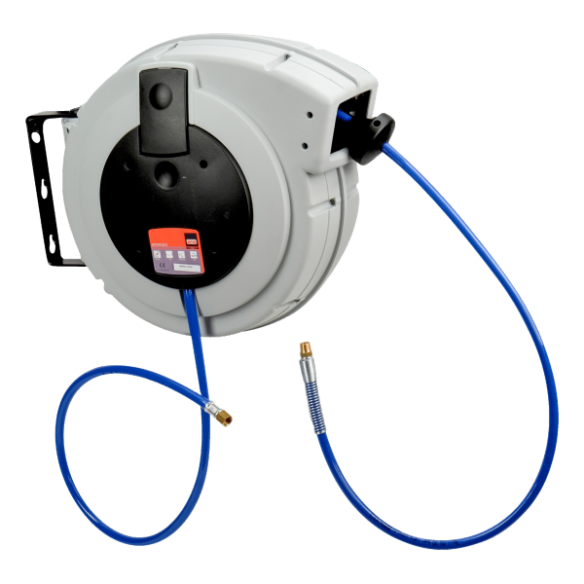 ENROLLADOR DE MANGUERA CON SOPORTE 10mmX15m BAHCO