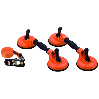 JUEGO DE VENTOSAS PARA LUNAS CON CORREA BAHCO