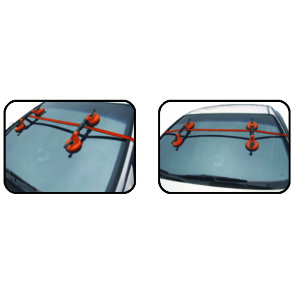 JUEGO DE VENTOSAS PARA LUNAS CON CORREA BAHCO