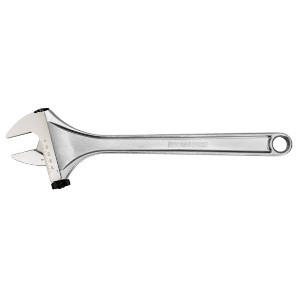 LLAVE AJUSTABLE INGLESA MOLETA LATERAL CROMADA 16" BAHCO