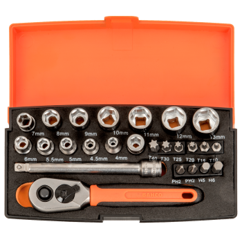 JUEGO DE VASOS DE IMPACTO DE 1/2" 14 PZAS. BAHCO 2