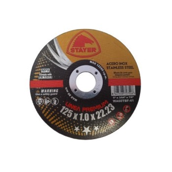 OFERTA DISCO STAYER INOX PREMIUM 125X10X222 + REGALO AMOLADORA