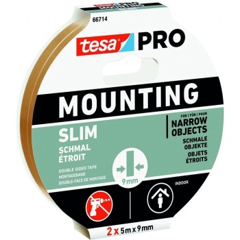CINTA DOBLE CARA SLIM MOUNTING PRO 2 5MX9MM TESA