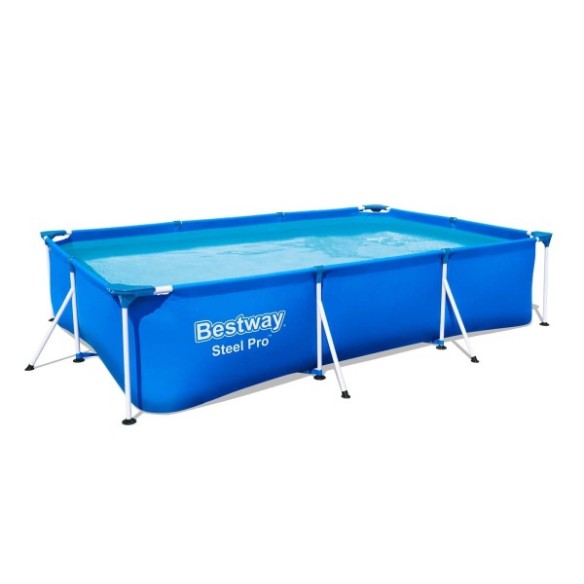PISCINA BESTWAY STEEL PRO 300X201X66 + DEPURADORA CAPACIDAD 3300L