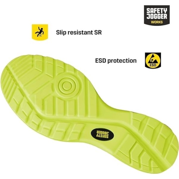 ZAPATO MODULO S3S LOW ESD AM/NEGRO T-35