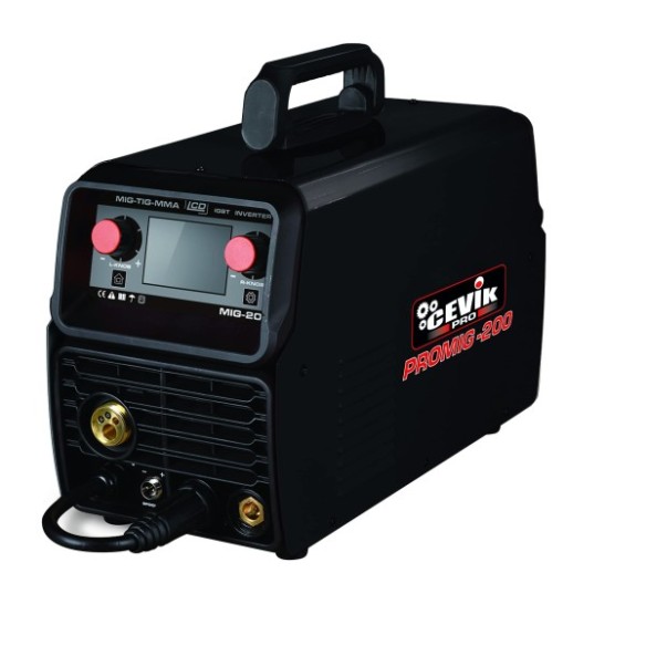 MAQUINA SOLDAR INVERTER PROMIG 200A CEVIK